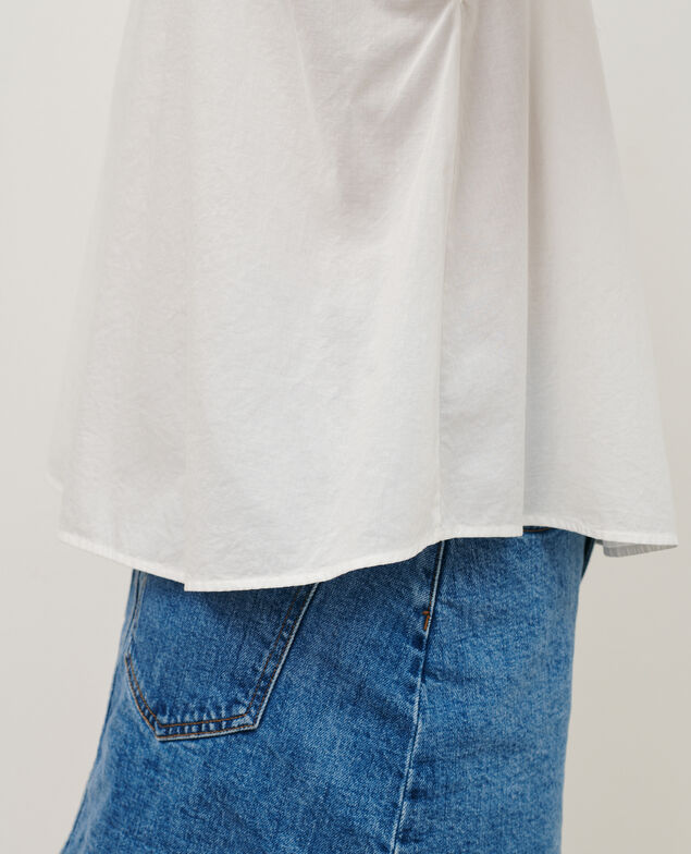Cotton voile top 01 white 2sbl346c01