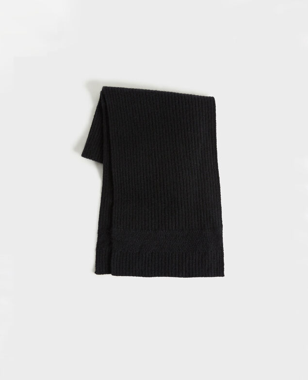 Cashmere scarf Black beauty