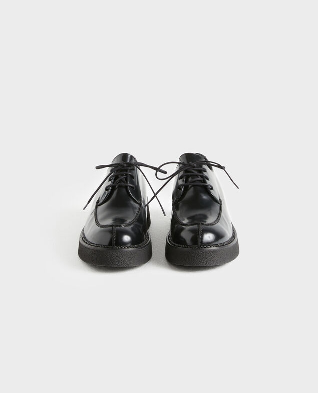 Shiny leather derbies 4216 black_beauty
