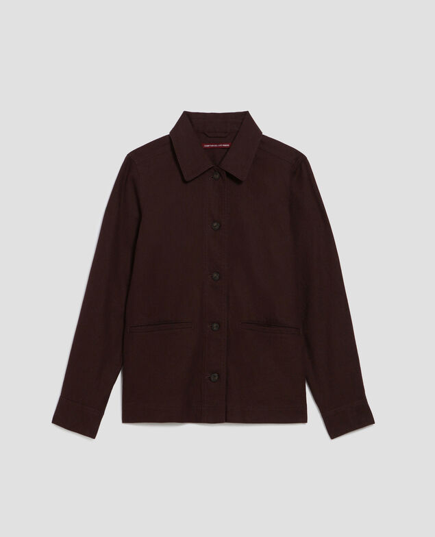 Workwear jacket J790 chocolate plum