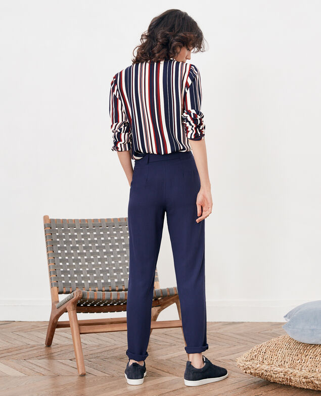 Loose trousers Marine