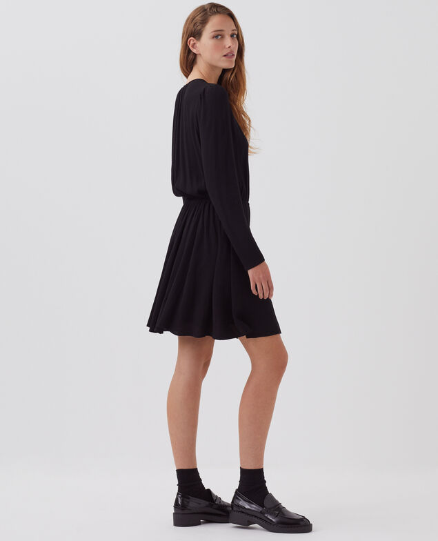 Floaty mini dress H091 black beauty