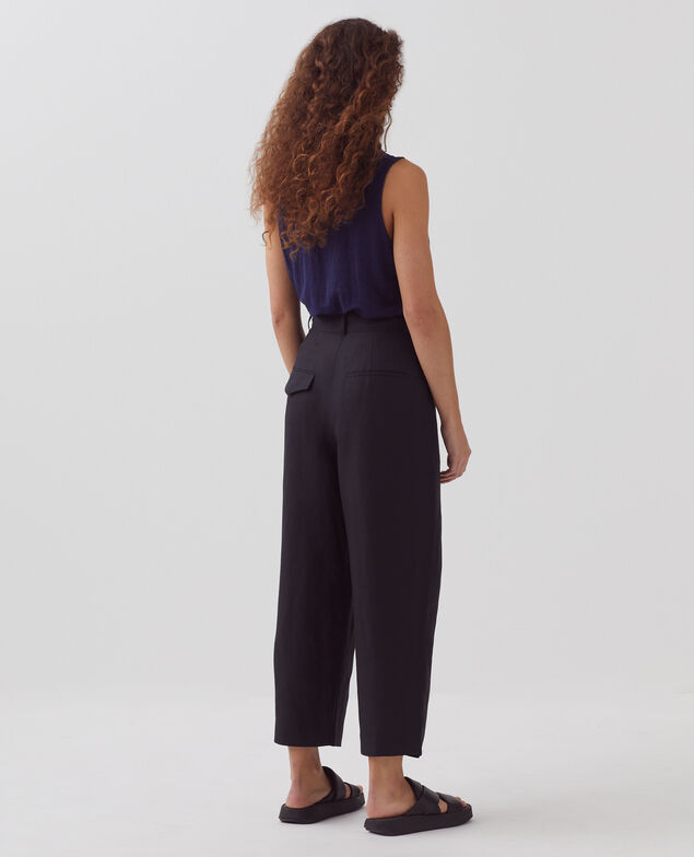 PEGGY - Carrot trousers H091 black beauty