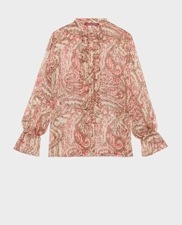 Long-sleeve blouse