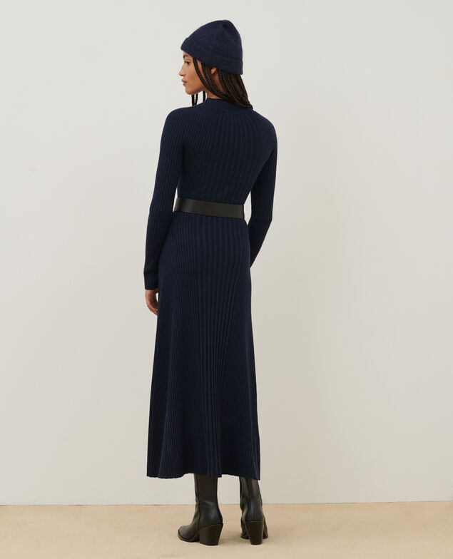 Merino wool maxi dress