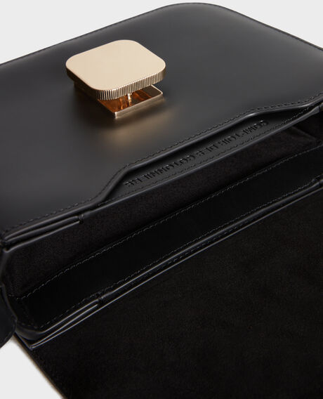 VIC - box bag in smooth leather 8853 09 black 2wba119