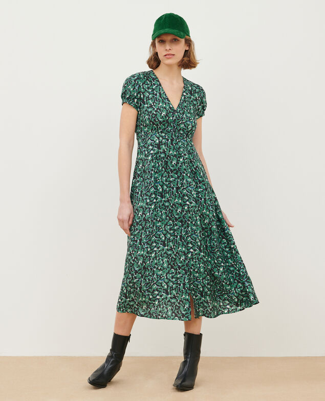 LUDIVINE - Silky printed dress