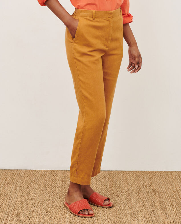 MARGUERITE - Cigarette trousers 36 brown