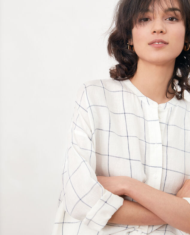 Linen blouse Off white