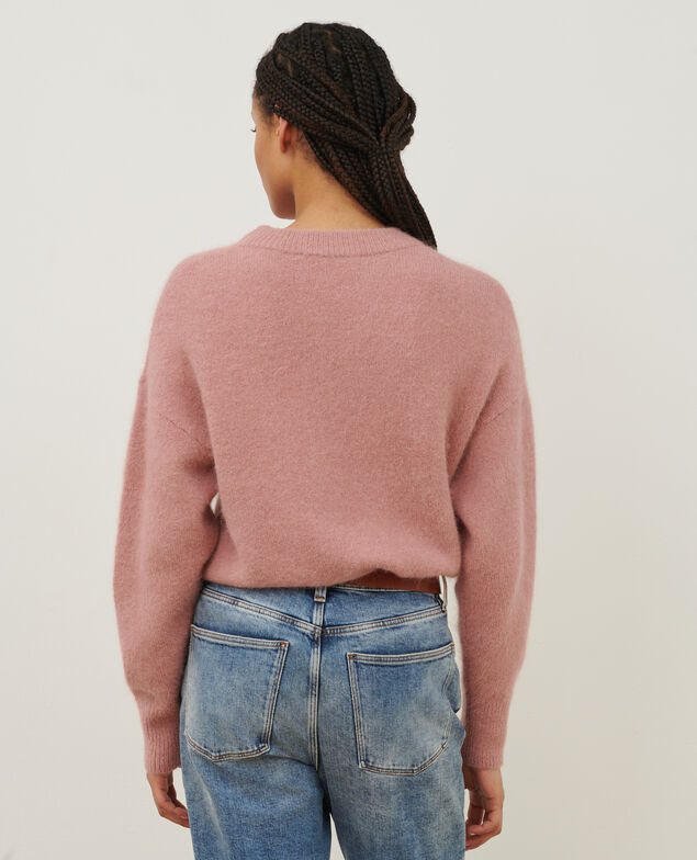 Alpaca blend round neck jumper