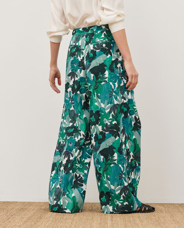 YVONNE - Loose cotton trousers