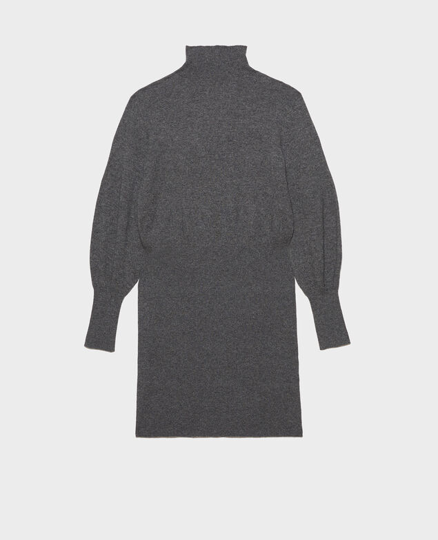 Cashmere jumper dress Medium grey melange