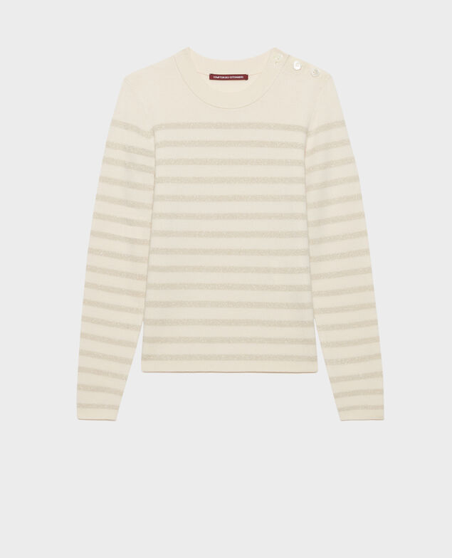 MADDY - Striped merino wool jumper