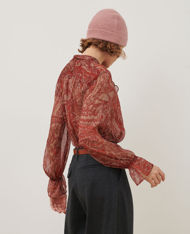 Long-sleeve blouse