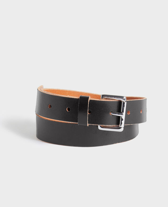 Leather belt Black beauty