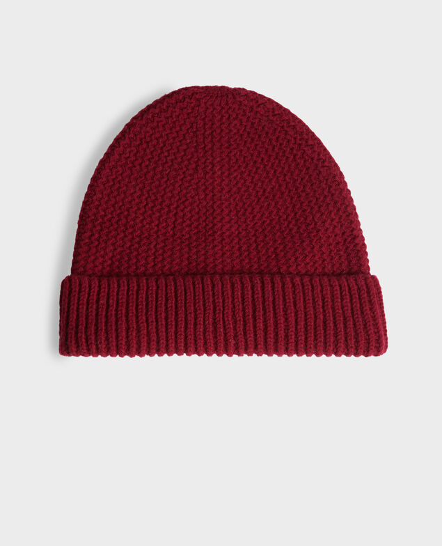 Wool beanie 8878 18 wine
