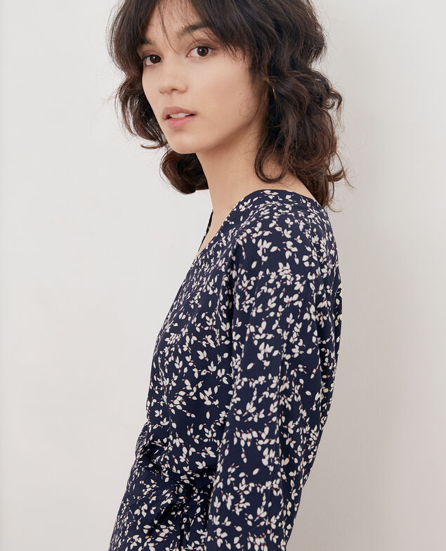 Printed wrap dress Canopee marine