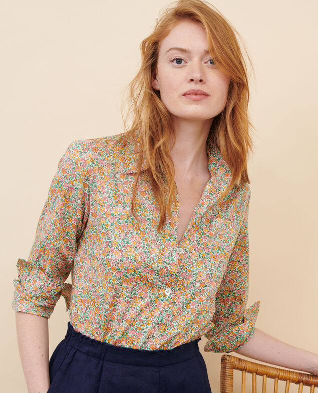 Cotton shirt 92 print red