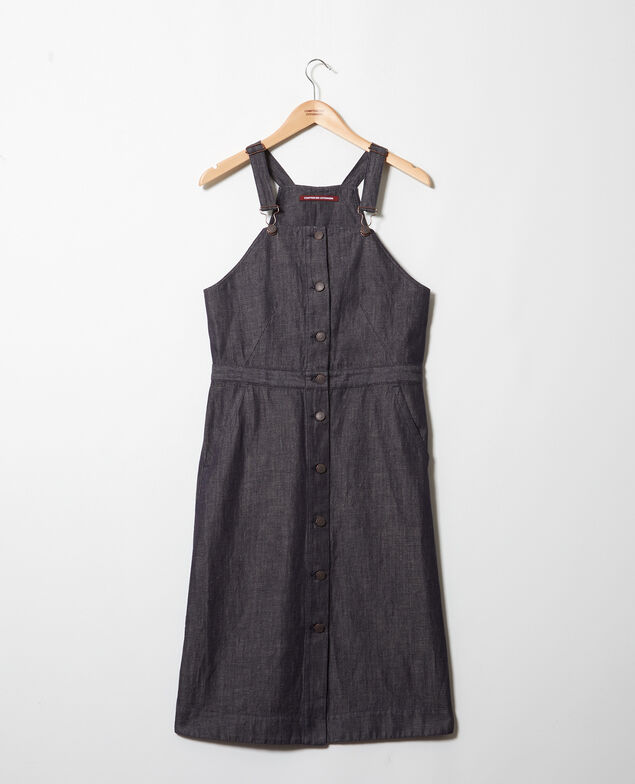 Denim pinafore dress Indigo