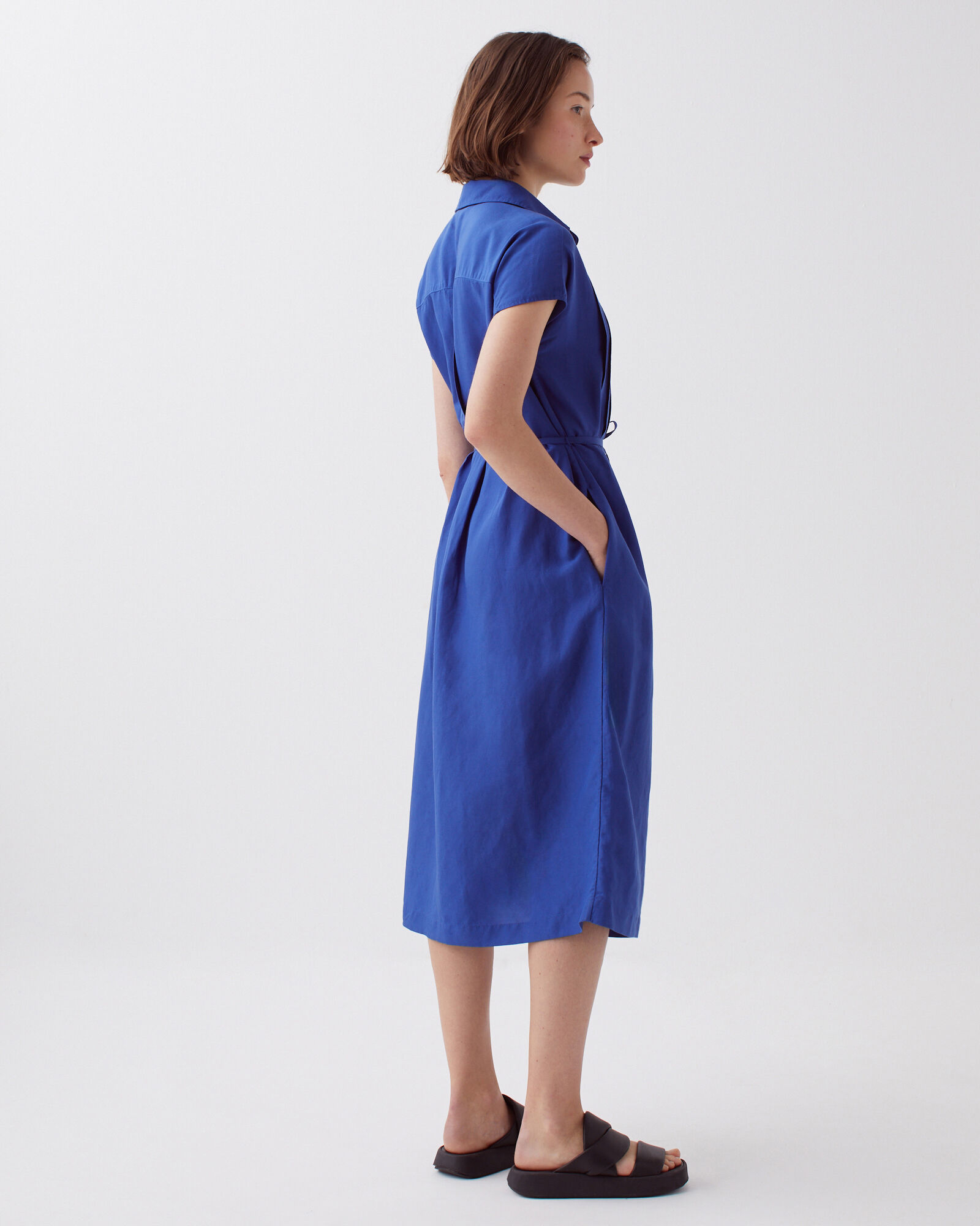 Shirt dress sodalite blue - Comptoir des Cotonniers