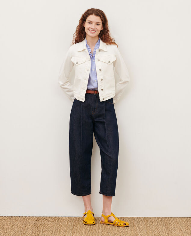 Short denim jacket