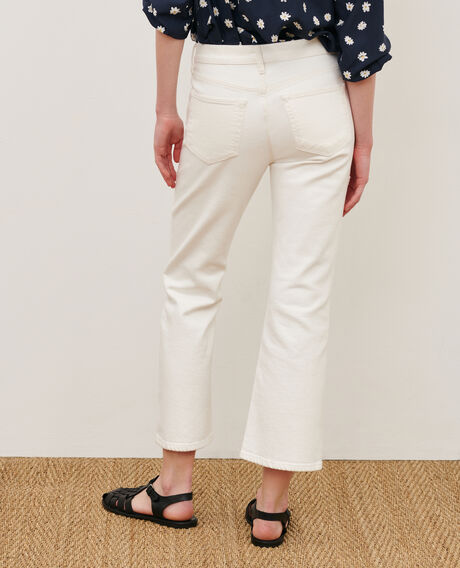 ROSINE - Flare jeans 0003 white denim 3spe233c62