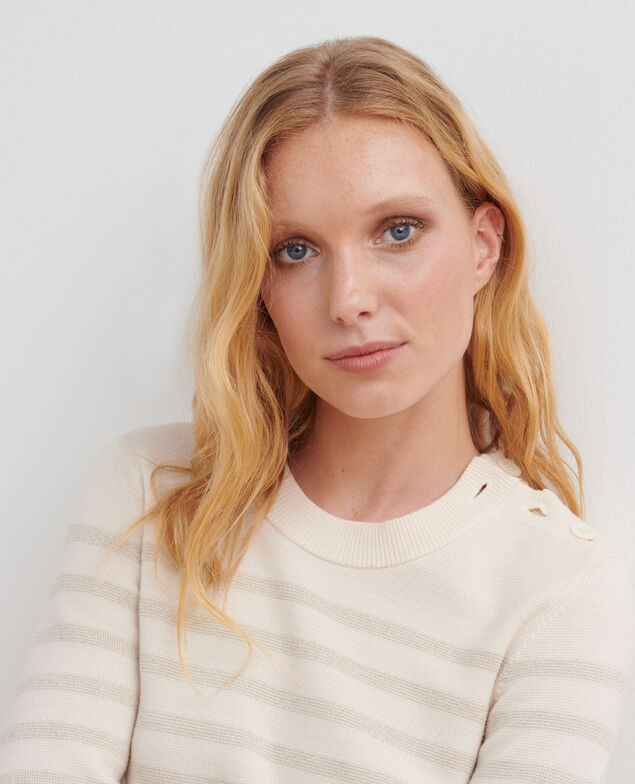 MADDY - Striped merino wool jumper
