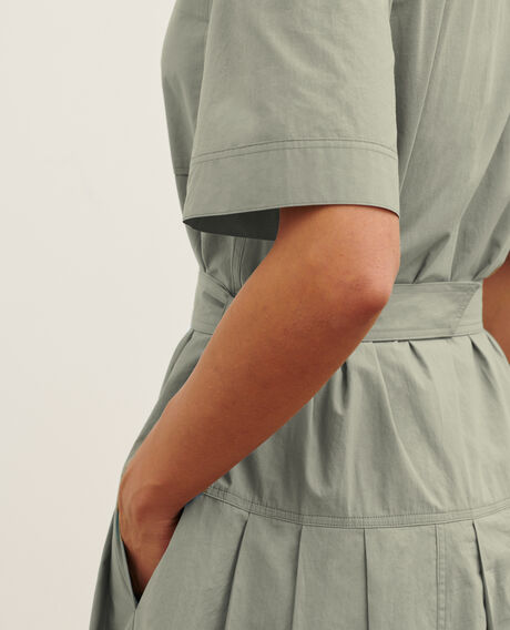 Cotton midi dress 0560 vetiver 3sdr041c12