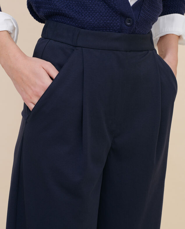 Cotton blend trousers 7012c 69 navy