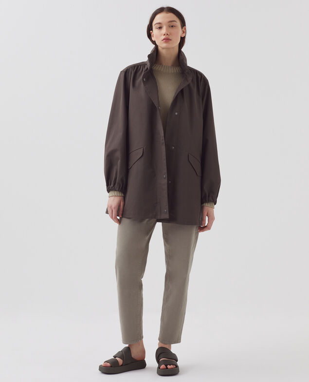 Oversize parka H080 beluga