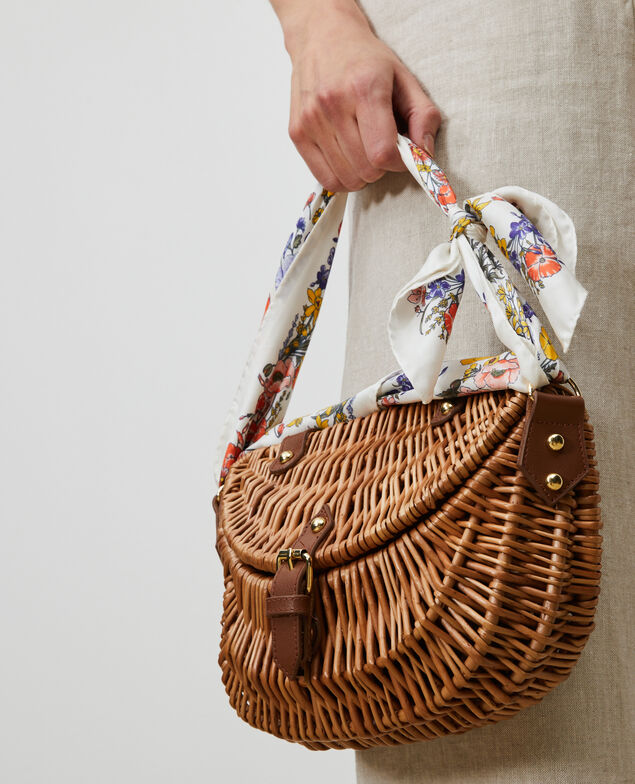 MIMI - Mini wicker basket Pumpkin spice