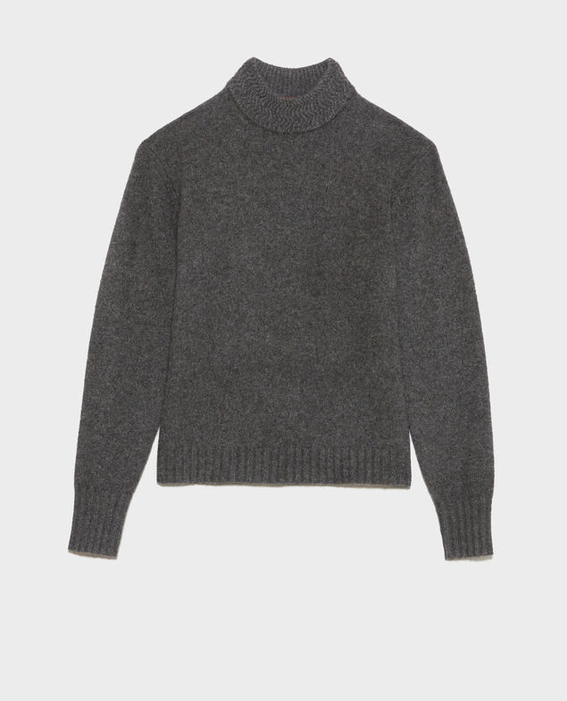 Cashmere high-neck jumper 8835 05 gray