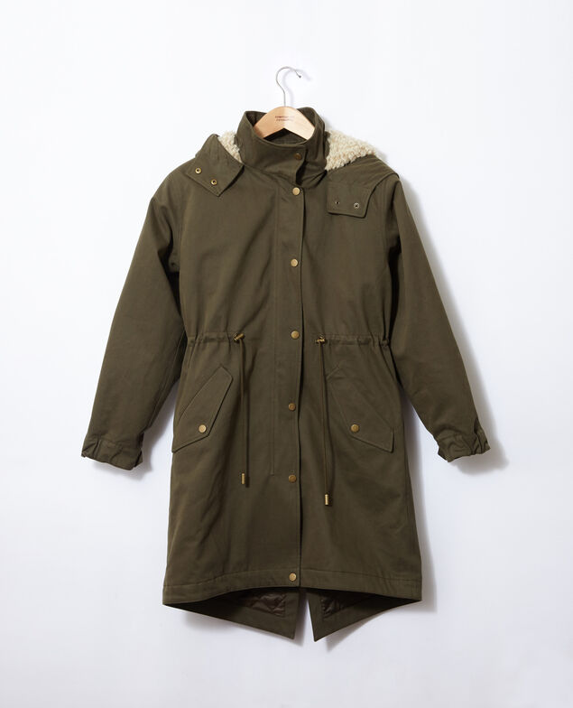 Hooded parka Green