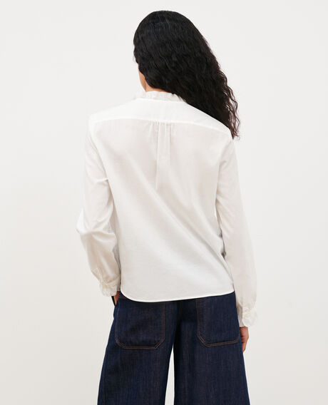 Cotton shirt 4224 gardenia 3ssh007c01