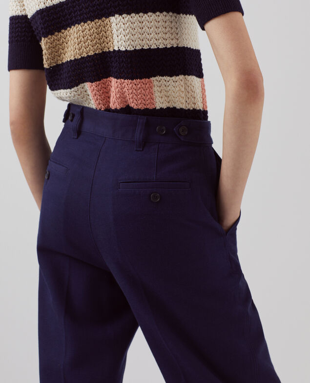 BLANDINE - Straight trousers