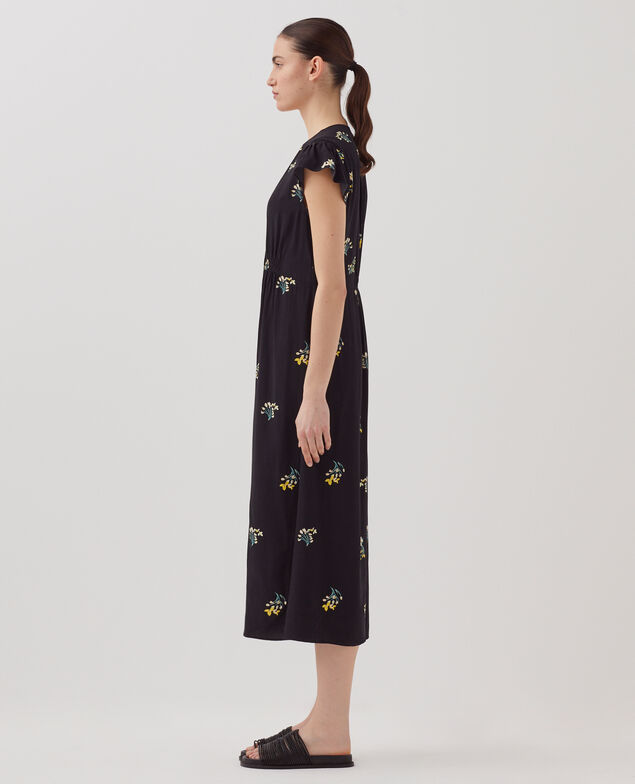 LUDIVINE - Floaty maxi dress J091 fl bouquet black