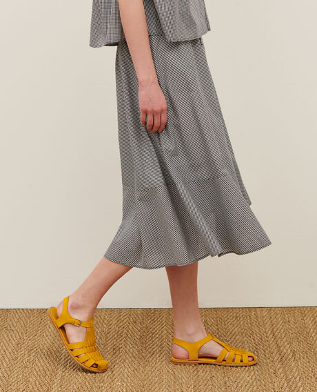 Cotton voile gingham skirt 7073 88_vichy 2ssk250c71
