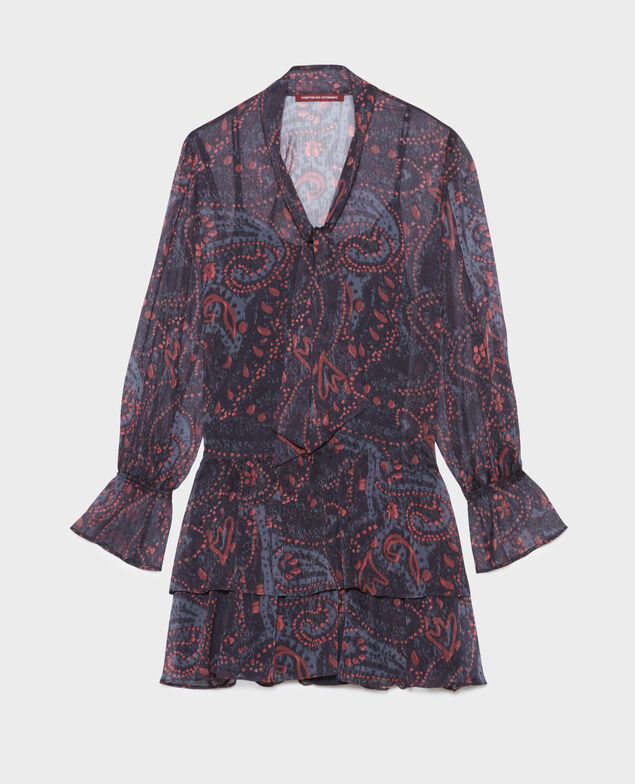 Silky mini dress