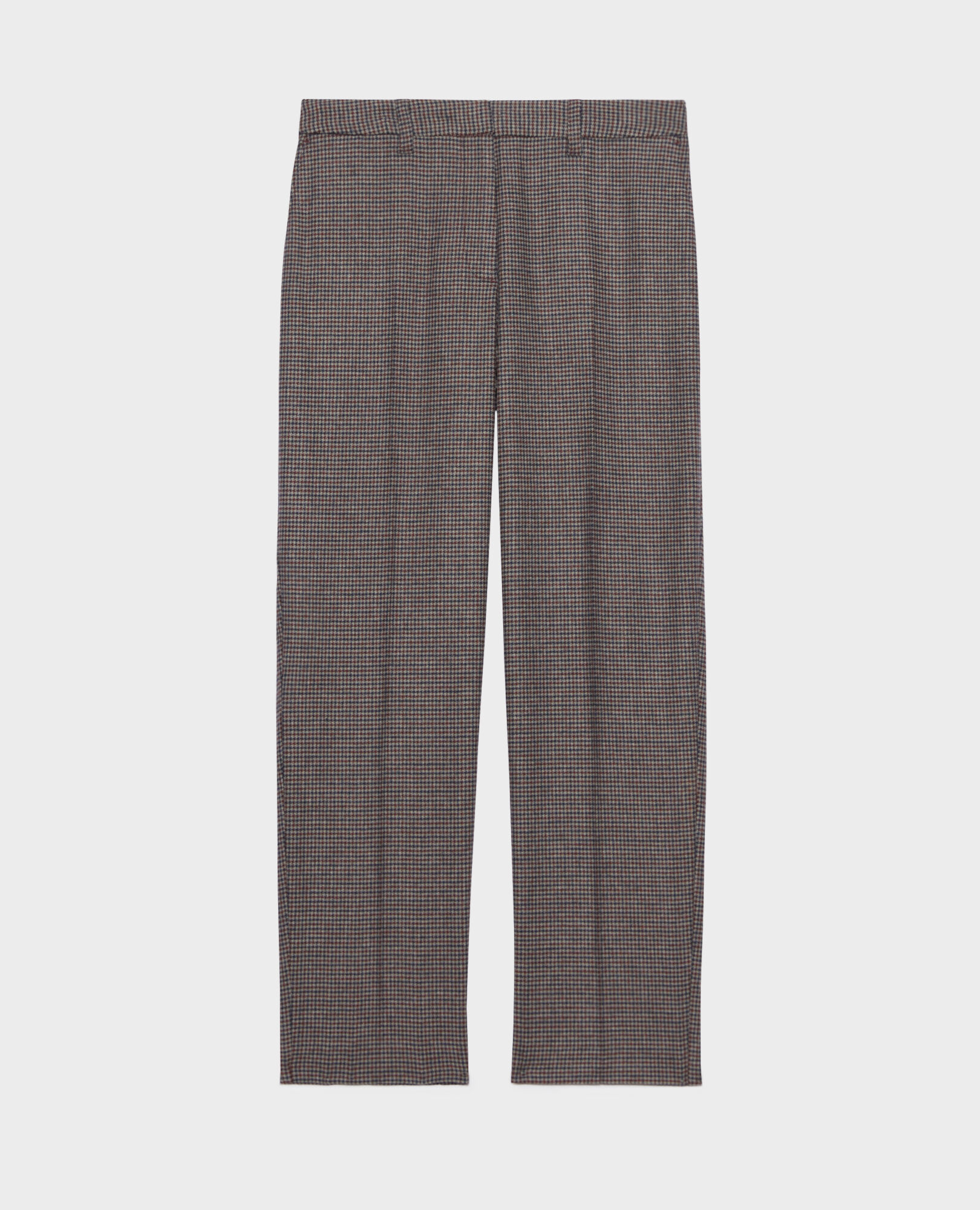 Plaid cigarette pants cheap