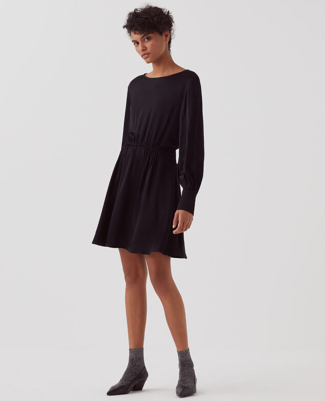 Floaty mini dress H091 black beauty