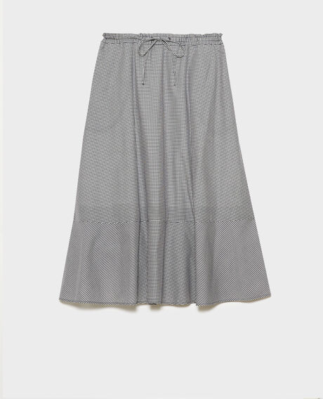 Cotton voile gingham skirt 7073 88_vichy 2ssk250c71