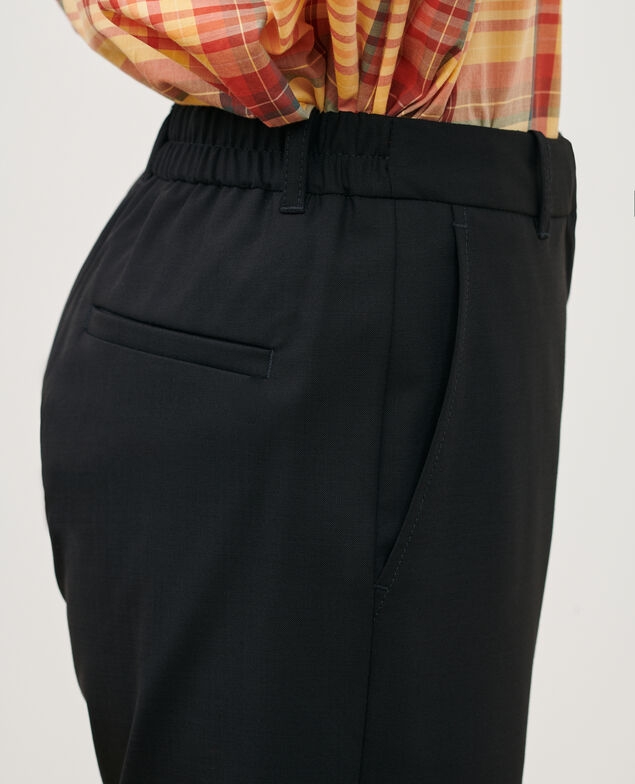 MARGUERITE - Cigarette trousers 7016c 09 black