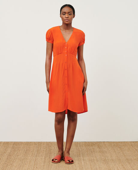 Floaty mini dress 7020c 22 orange 2sdr810v02