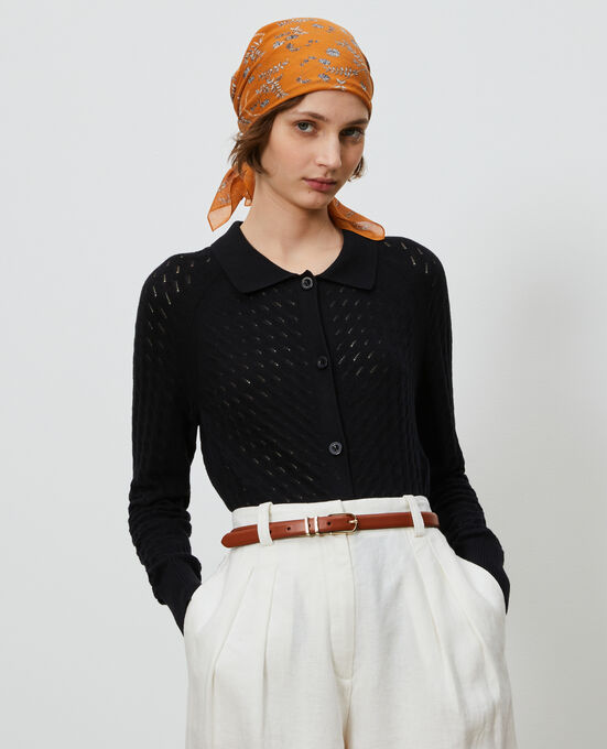 Printed cotton bandana PUMPKIN SPICE