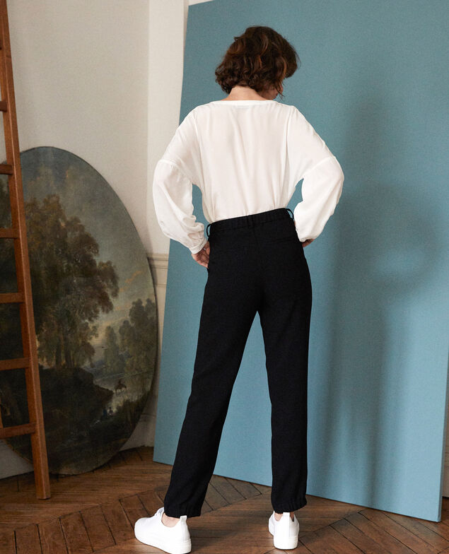 Suit-style trousers Black