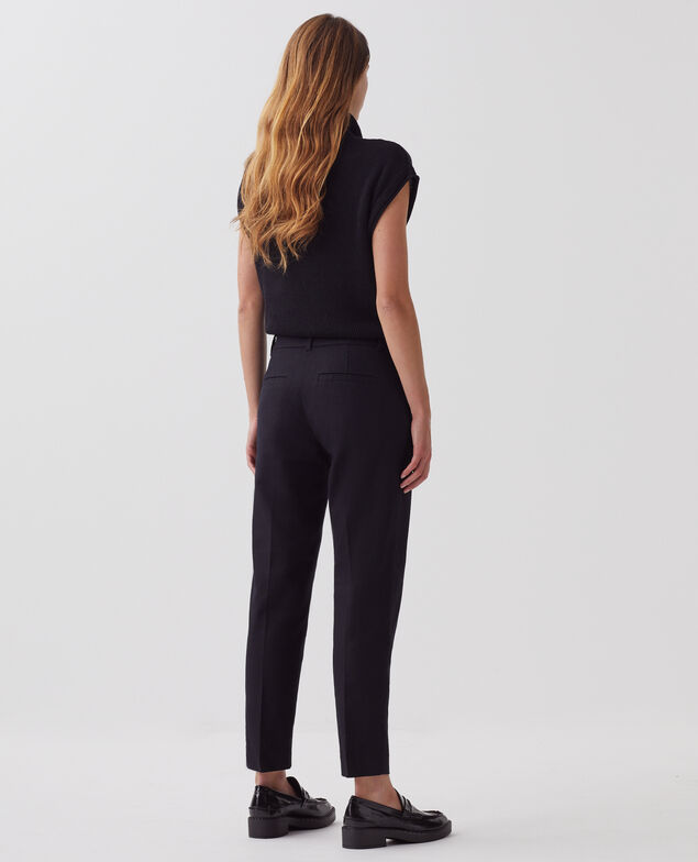MARGUERITE - Cigarette trousers H091 black beauty