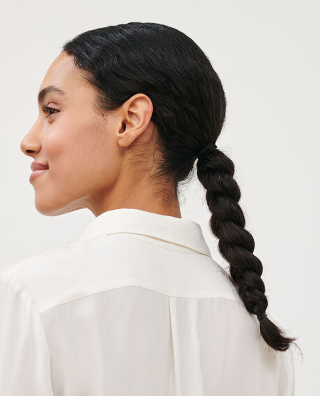 SIBYLLE - Silk shirt Optical white Loriges
