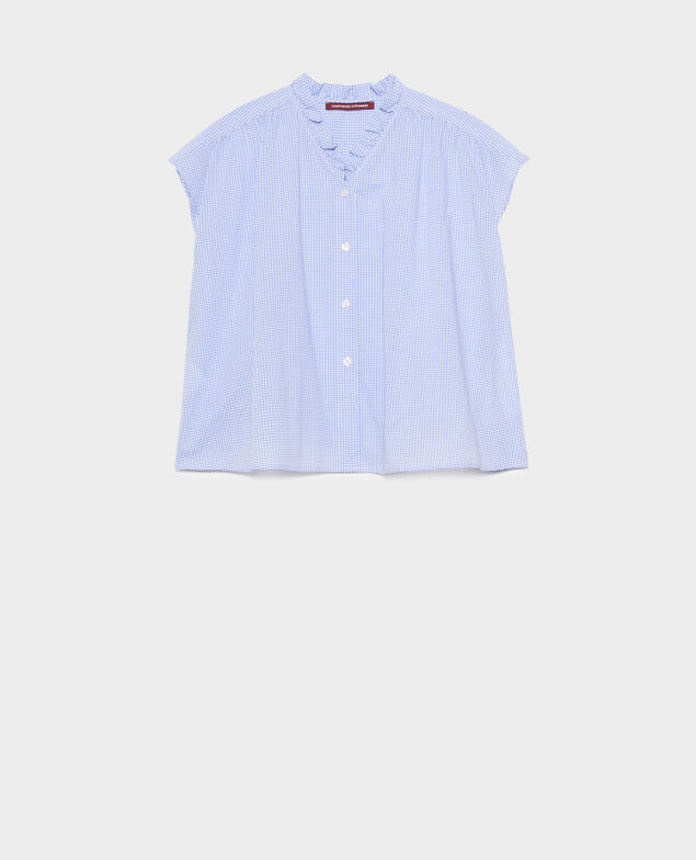 Cotton voile top 7044 90_vichy