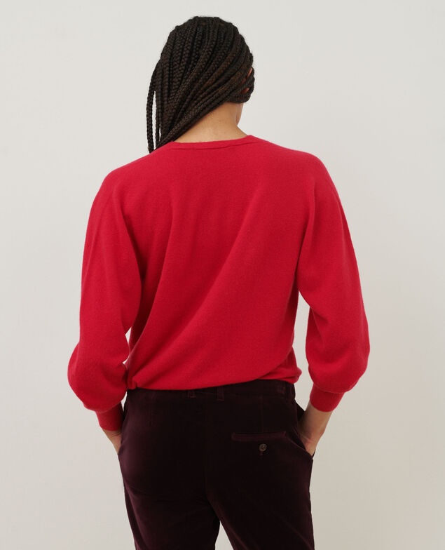 Cashmere V-neck jumper