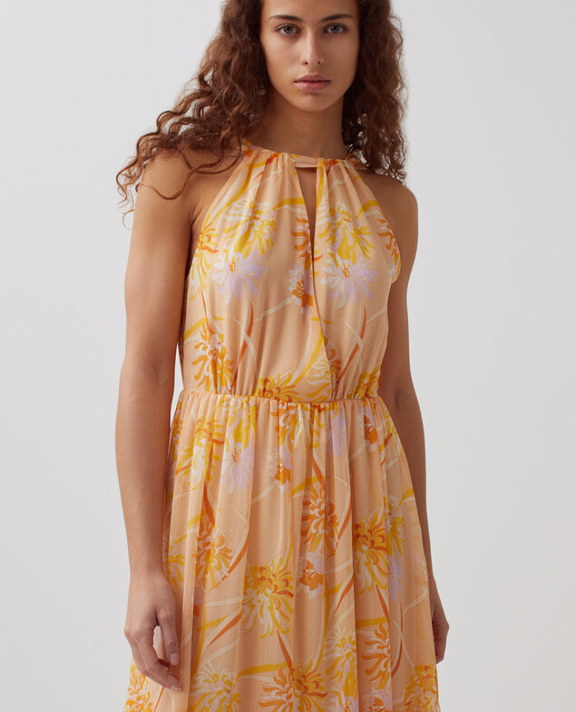 Fluid maxi dress H310 dahlia v2 beige